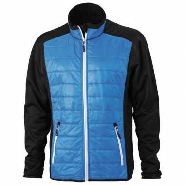 Goedkope  Dik herenjack stretch fleece zwart
